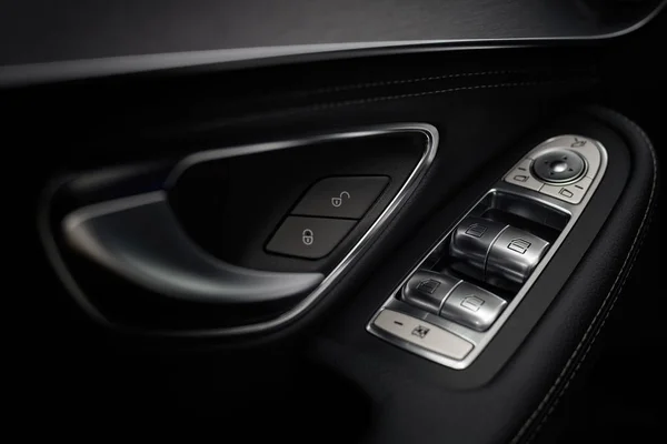 Window open close control button in car. — Stock Photo, Image