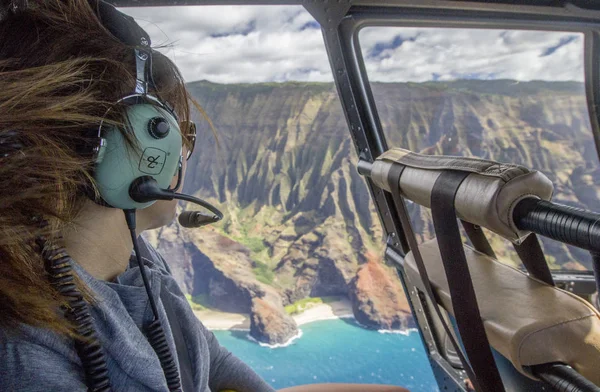 Napali kıyıya, Kauai Hawaii bakan