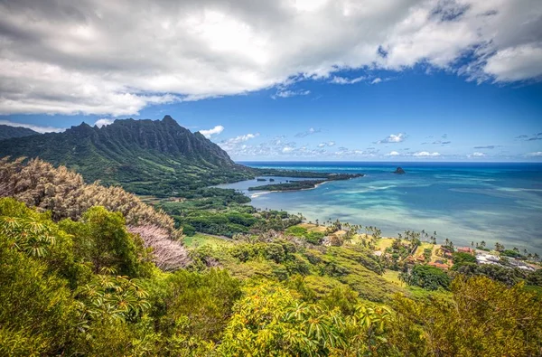 Oahu, Hawaii üzerinde Pu'u Ohule yürüyüş parkuru benim görünümü.