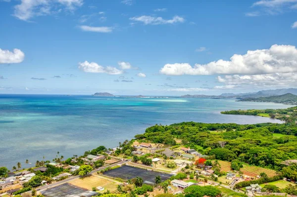 Oahu, Hawaii üzerinde Pu'u Ohule yürüyüş parkuru benim görünümü.
