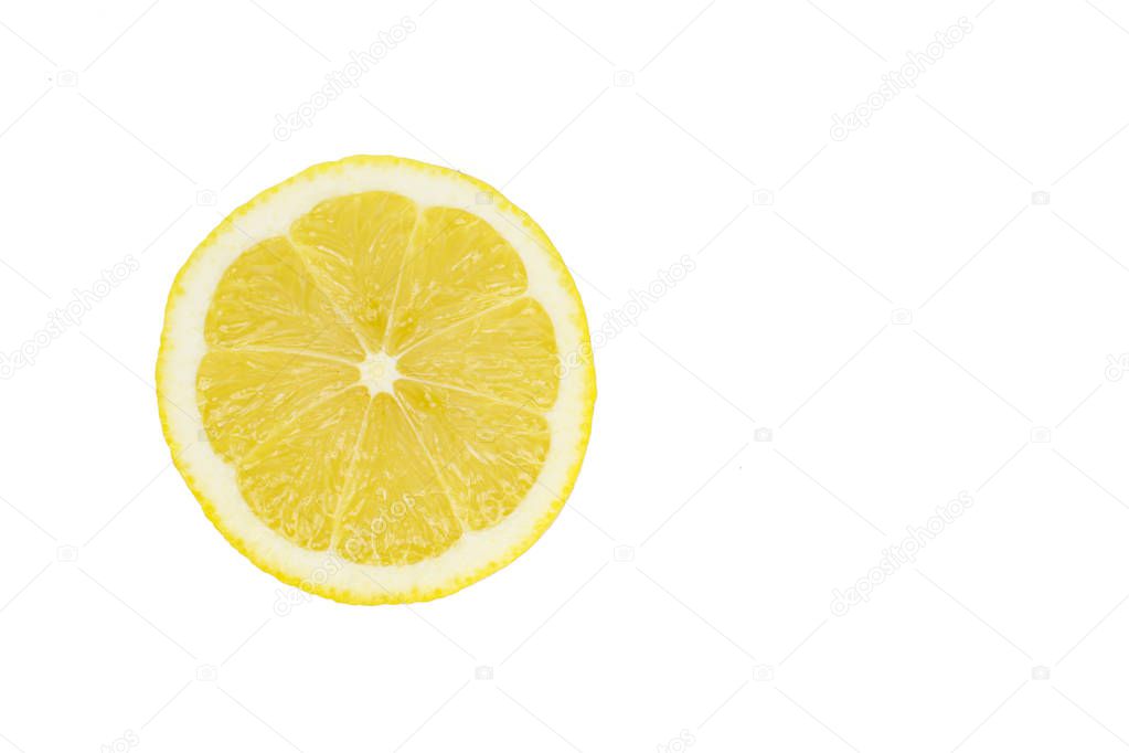 Just a slice of lemon. The beauty of nature can also be seen in its smaller creations. The perfection of the cut segments seen in transparency leaves no doubt.