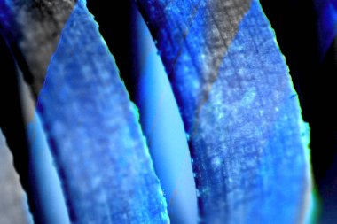 Doğal unsurların makro fotoğraf çekiminden sanatsal renkli arka plan oluşturma