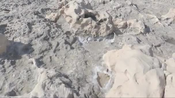 Vue Faible Angle Coup Feu Sur Calcaire Semblable Vol Basse — Video