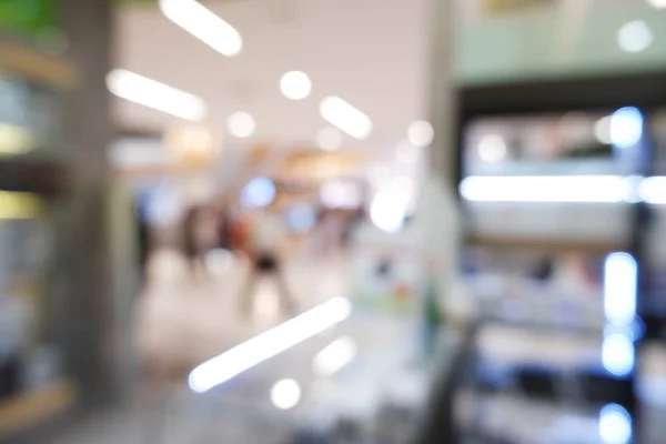 Foto Borrada Shopping Center Bokeh Fundo — Fotografia de Stock