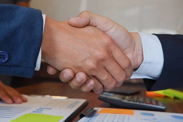 businessman handshake  consulting  agree deal greeting partner success