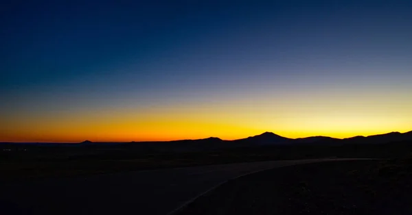 Nascer Sol Nas Montanhas — Fotografia de Stock