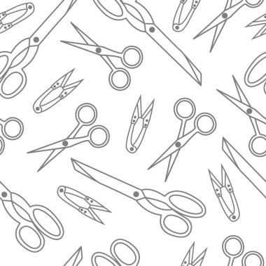 Dikiş araçları seamless modeli