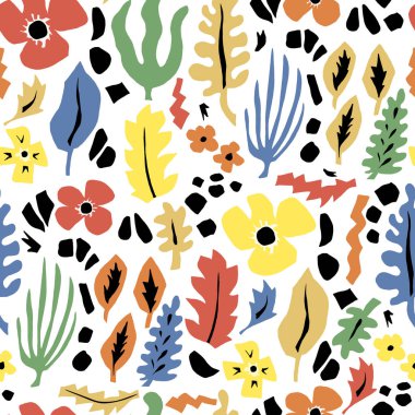 İskandinav tarzı çiçek desenli