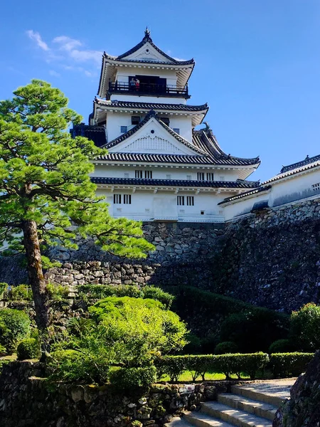 Vista del castillo de Kochi en la isla de Shinkoku, Japón — Foto de Stock