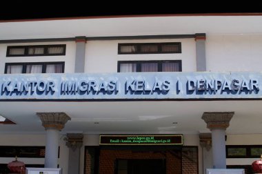 Bali Denpasar Immigartion ofis işareti