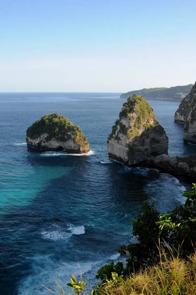 Nusa Penida 'da Atuh plajına bakış — Stok fotoğraf