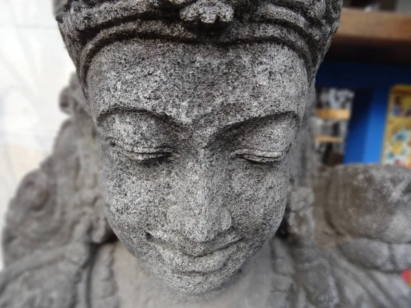 Buddha heykelinin üst görünümü — Stok fotoğraf