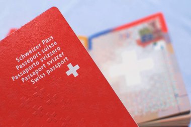 Bir İsviçre pasaportunun yakın resmi