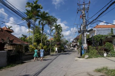 Ubud, Bali Jalan Bisma yol görünümü