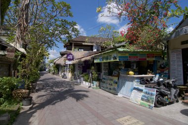 Ubud, Bali Jalan Goutama yol görünümü
