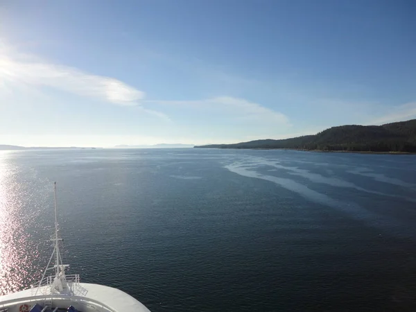 Berg Gevuld Horizon Stille Oceaan Alaska Passage — Stockfoto