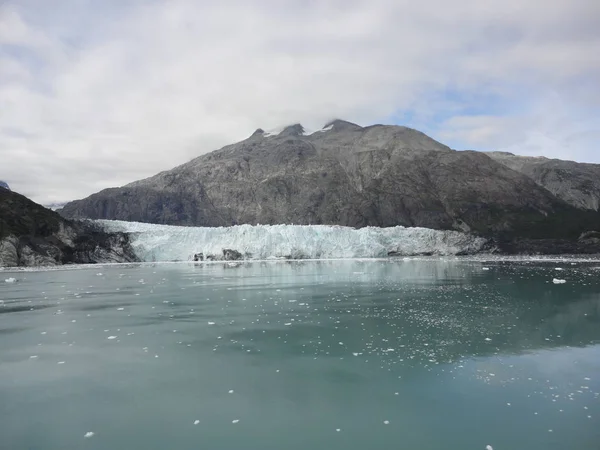 Harvard Gletsjer Het Einde Van College Fjord Alaska Breed Gletsjer — Stockfoto