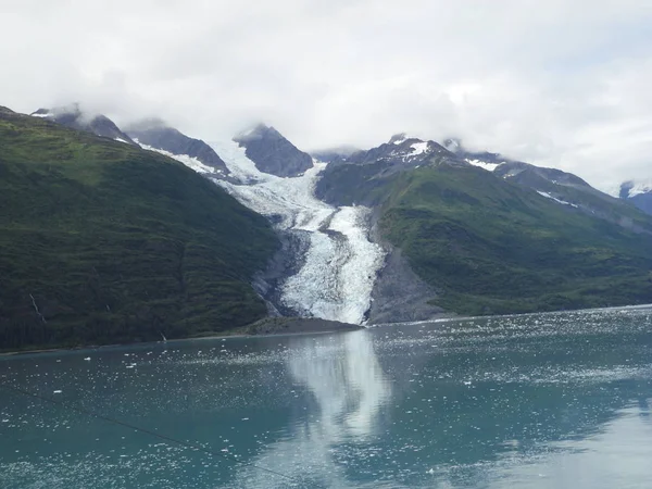 Glaciares Dentro Del Parque Nacional Glacier Bay Alaska Glaciares Que — Foto de Stock