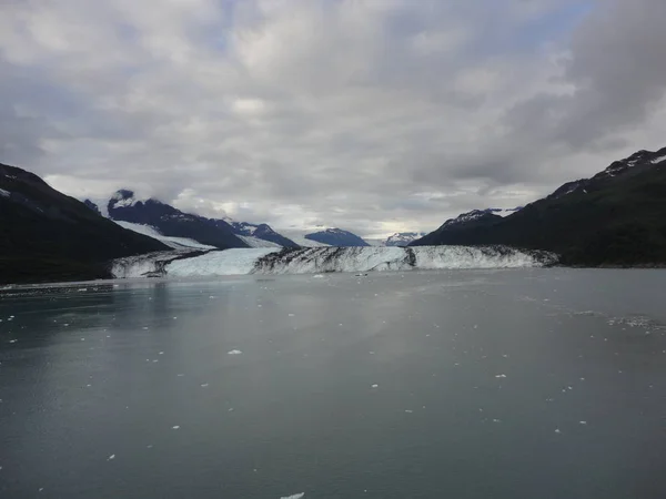 Glaciares Dentro Del Parque Nacional Glacier Bay Alaska Glaciares Que — Foto de Stock