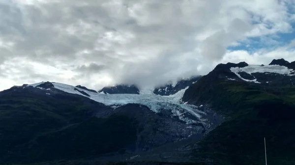 Glaciares Dentro Del Parque Nacional Glacier Bay Alaska Glaciares Que — Foto de Stock