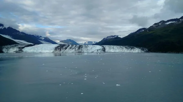 Glaciares Dentro Del Parque Nacional Glacier Bay Alaska Glaciares Que — Foto de Stock