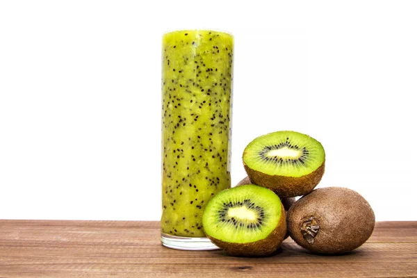 Kiwis Smoothie Kiwi Fruits Isolés — Photo