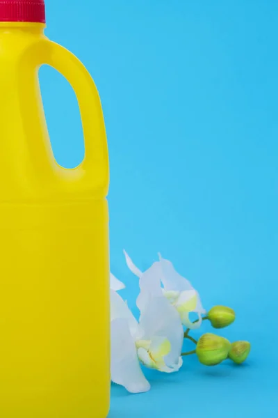 Rengöringsmedel Flaskor Rengöring Och Desinfektion Produkter — Stockfoto