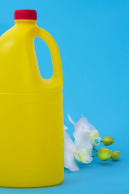 deterjan şişeleri, temizlik ve dezenfeksiyon ürünleri