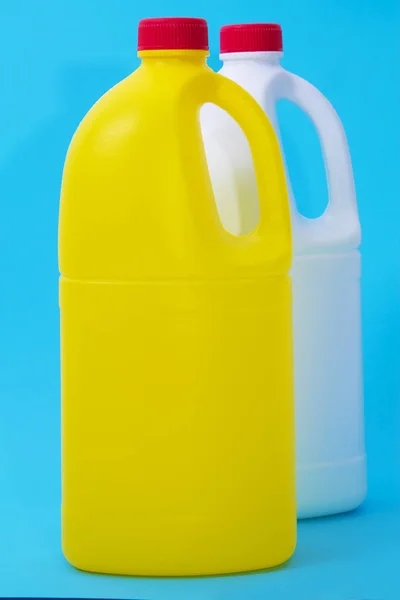 Waschmittelflaschen Reinigungs Und Desinfektionsprodukte — Stockfoto
