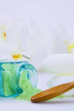 Spa ve rahatlama kavramı, mineraller ve sabunlar