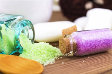 Spa ve rahatlama kavramı, mineraller ve sabunlar