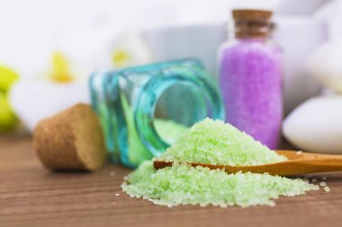 Spa ve rahatlama kavramı, mineraller ve sabunlar