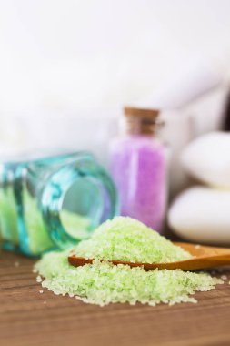 Spa ve rahatlama kavramı, mineraller ve sabunlar