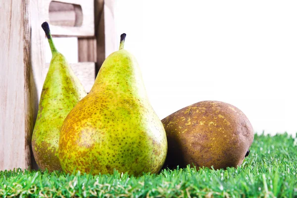 Saisonales Obst Schmackhafte Birne — Stockfoto