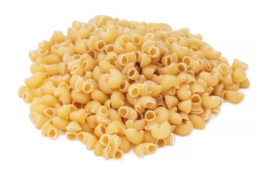 beyaz izole sarı makarna