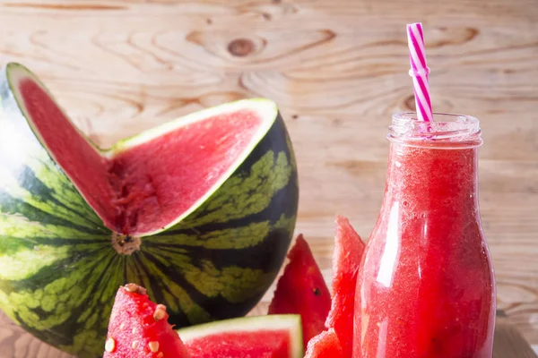 Vattenmelon Dryck Smoothies Och Juice — Stockfoto