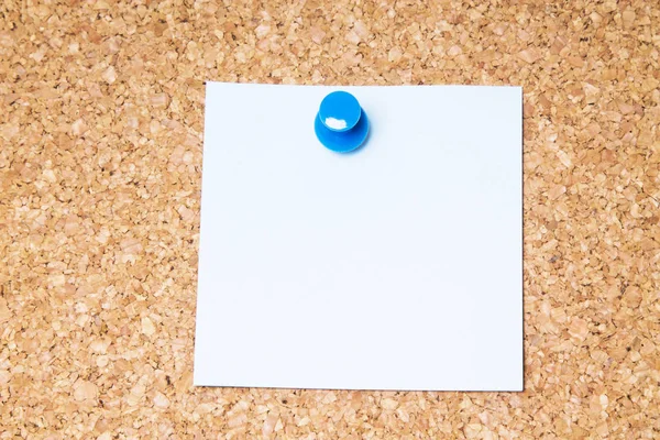 Colored Paper Colored Pins Corkboard — Stock Photo, Image