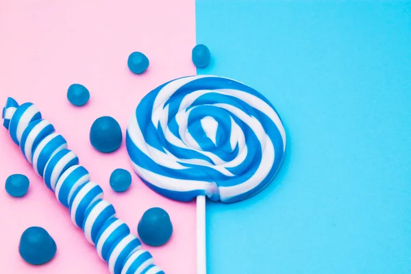 Lollipops Candies Colorful Background — Stock Photo, Image