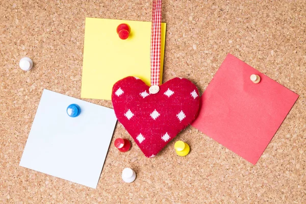 Christmas Card Paper Clips — Stock Photo, Image