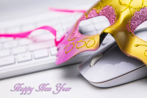 Feliz Año Nuevo Fiesta Oficina —  Fotos de Stock