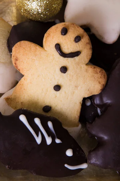 Galletas Navidad Dulces Mesa — Foto de Stock