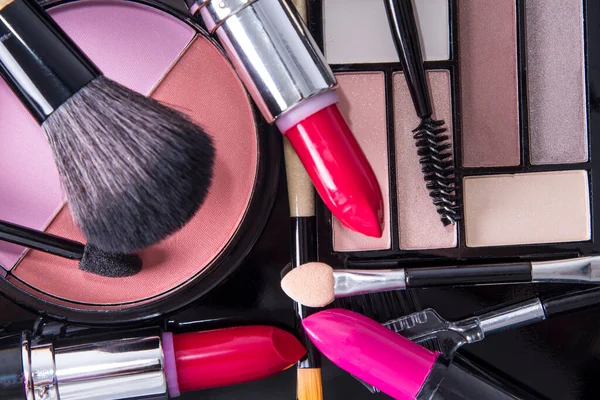 Top View Makeup Cosmetics Set — Stock Photo, Image