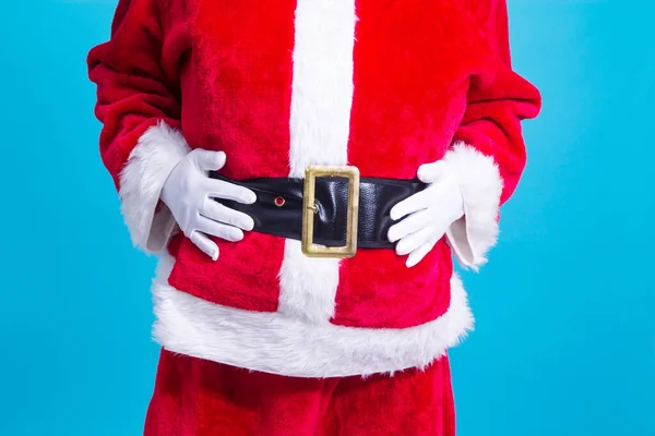 圣诞老人 手插在腰带上 — 图库照片