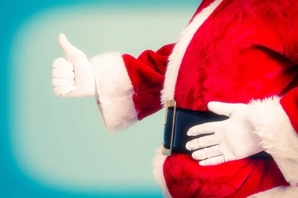 Babbo Natale Gesto Giusto — Foto Stock