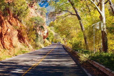 Yola Sedona'da Milli Parkı, California, Arizona, ABD