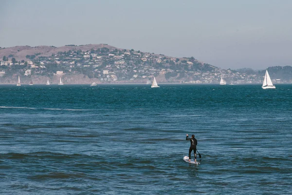 Surf Man San Francisco California —  Fotos de Stock