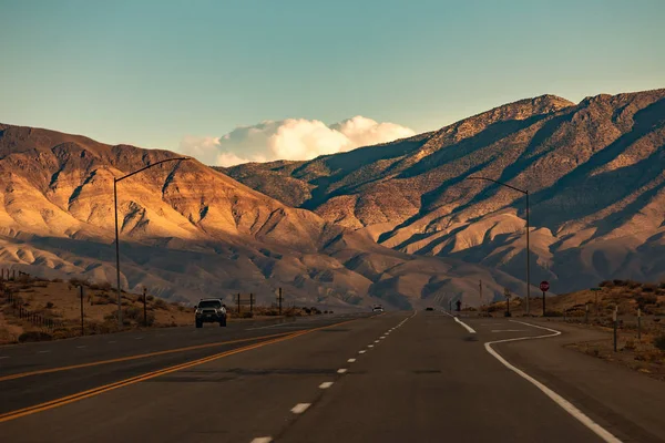 Прекрасний Вид Шляху Мамонт Озера Hwy 395 Каліфорнія Сша Стокове Зображення