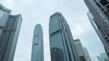 Gökdelenli şehir manzarası görüntüleri