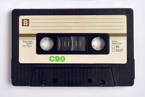 Primer Plano Las Cintas Audiocassette —  Fotos de Stock