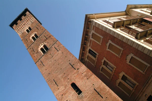 Asti Πύργος Troyana Πιεντμόντ Ιταλία — Φωτογραφία Αρχείου